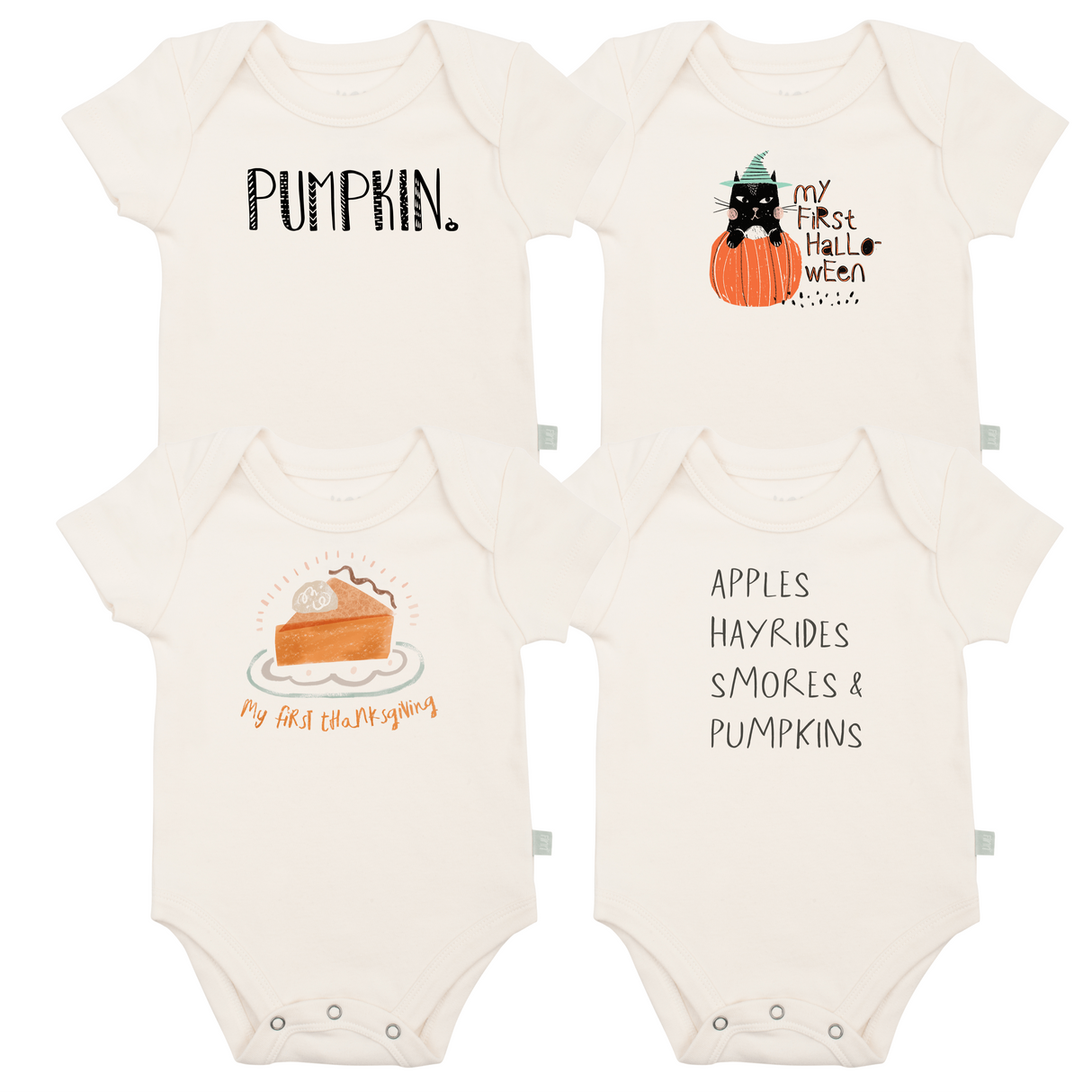 graphic bodysuit set | fall 4 pack + 1 free - HoneyBug
