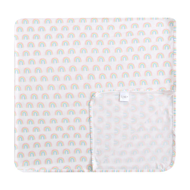Forever Rainbow Bamboo Swaddle Blanket - HoneyBug