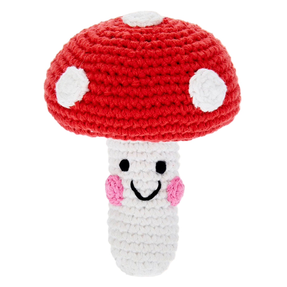 Friendly Mushroom Rattle - HoneyBug