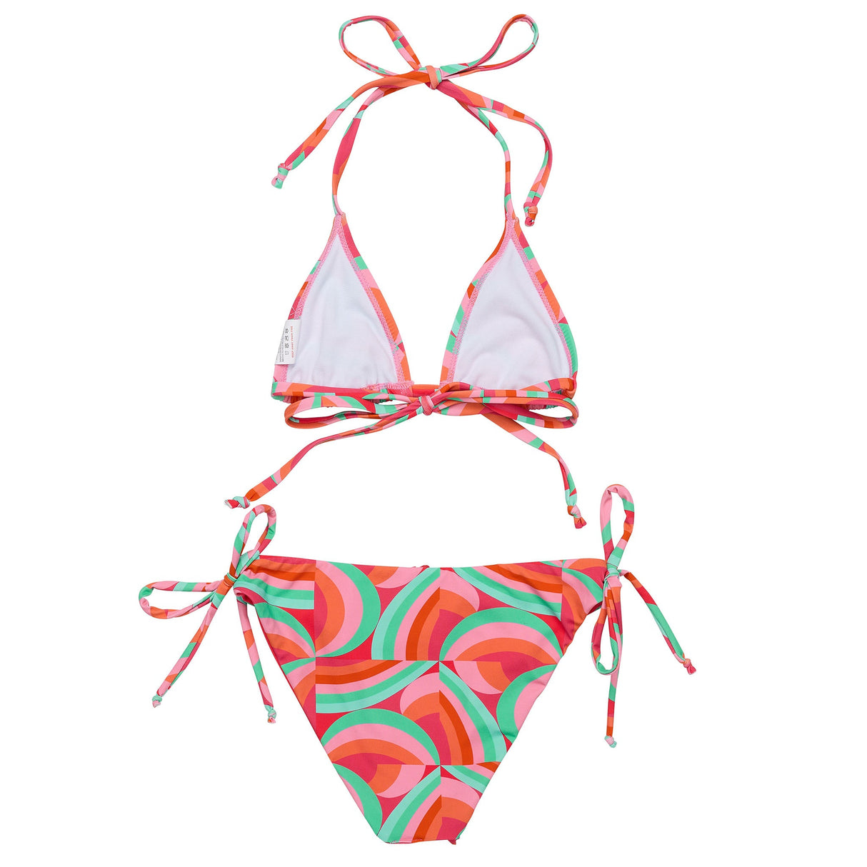 Geo Melon Sustainable Triangle Bikini - HoneyBug