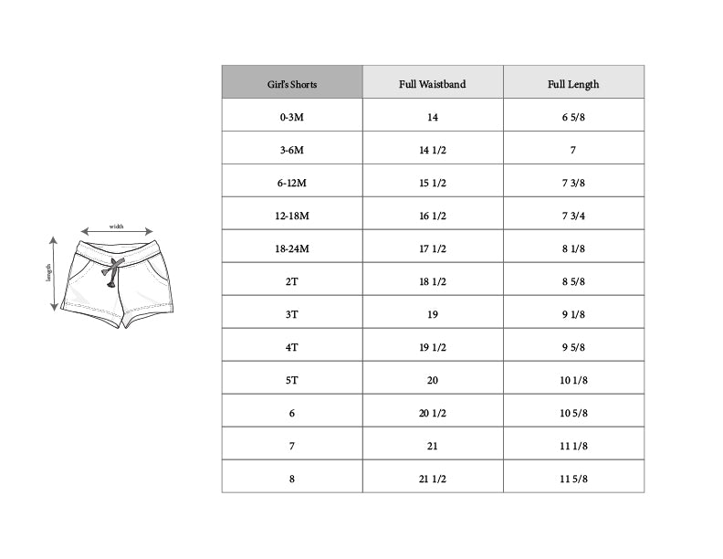 Girl's Shorts - HoneyBug