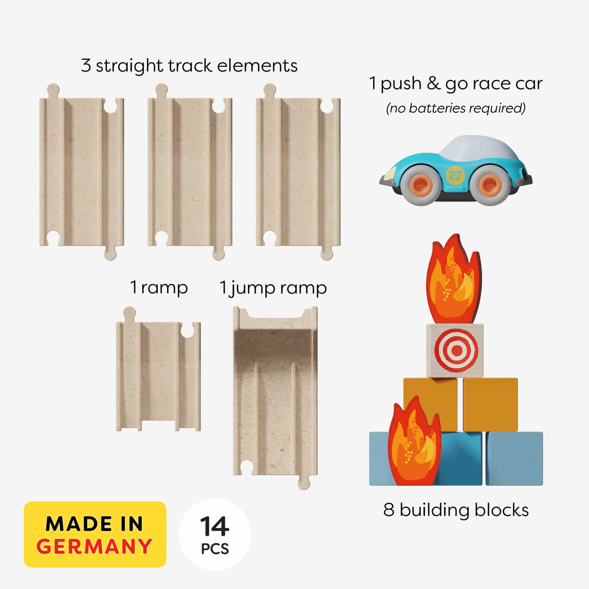 HABA Cars - Stunt Jump - HoneyBug