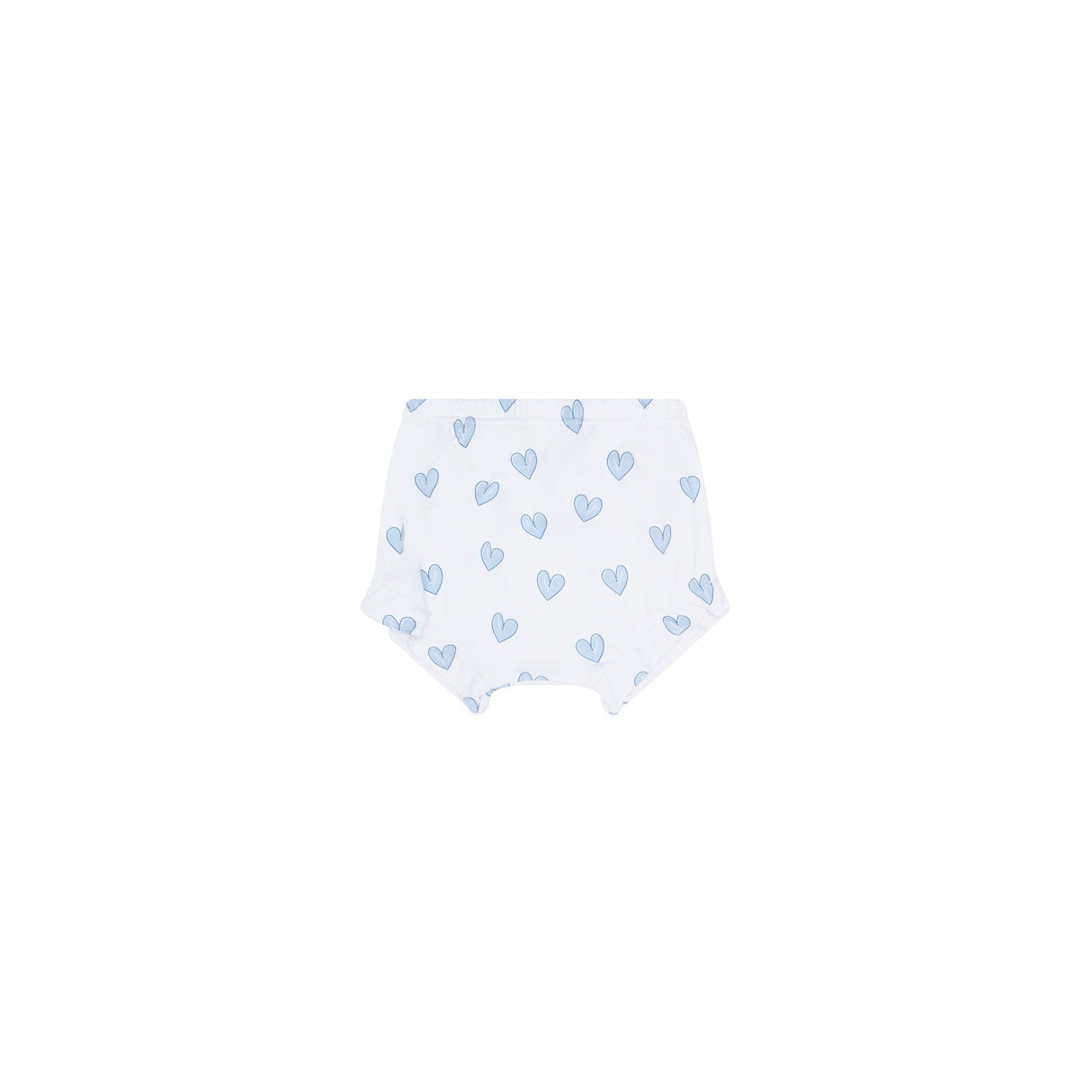 Blue Heart Print Onesie Set - HoneyBug