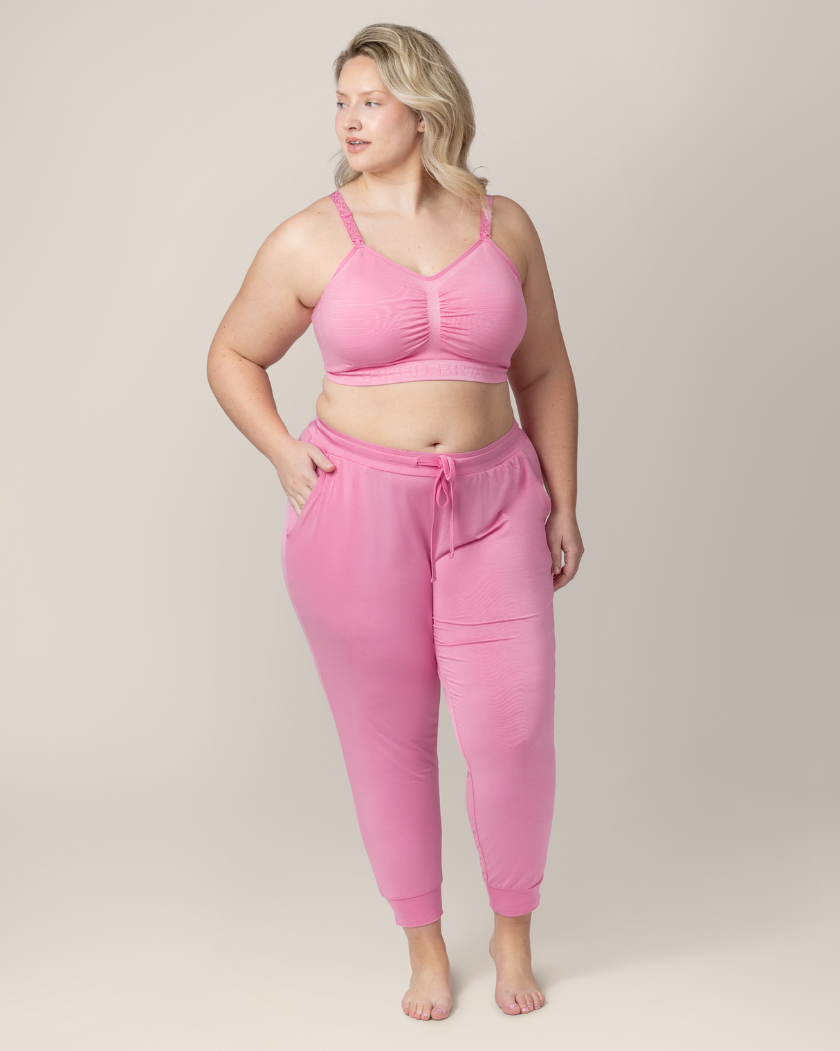 Everyday Lounge Jogger | Bubblegum - HoneyBug