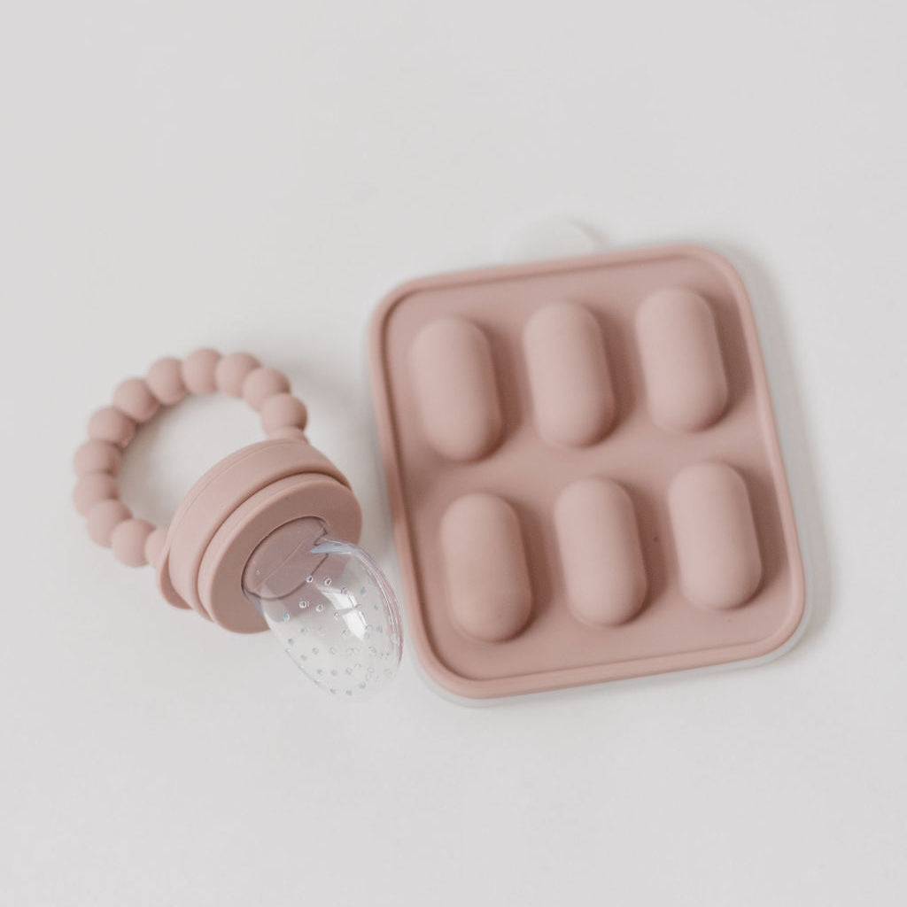 Silicone Fruit Feeder & Ice Tray Set