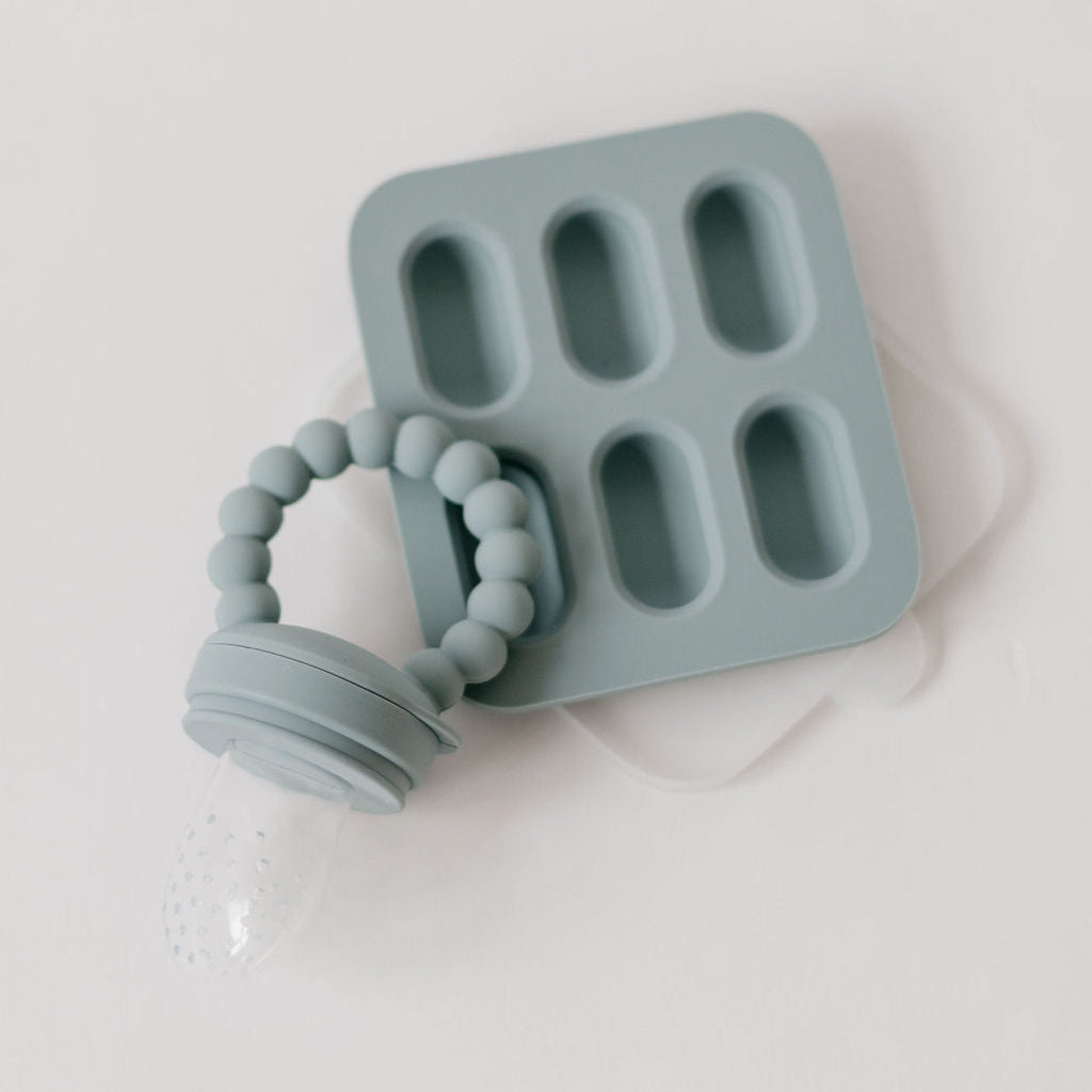 Silicone Fruit Feeder & Ice Tray Set