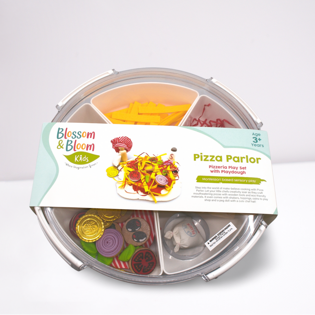 Pizza Parlor, Pizzeria Play Set with Playdough