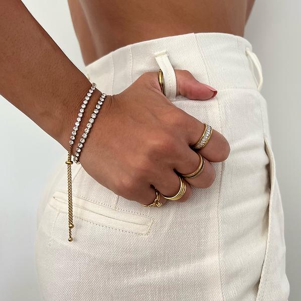 Jodie Tennis Bracelet - HoneyBug