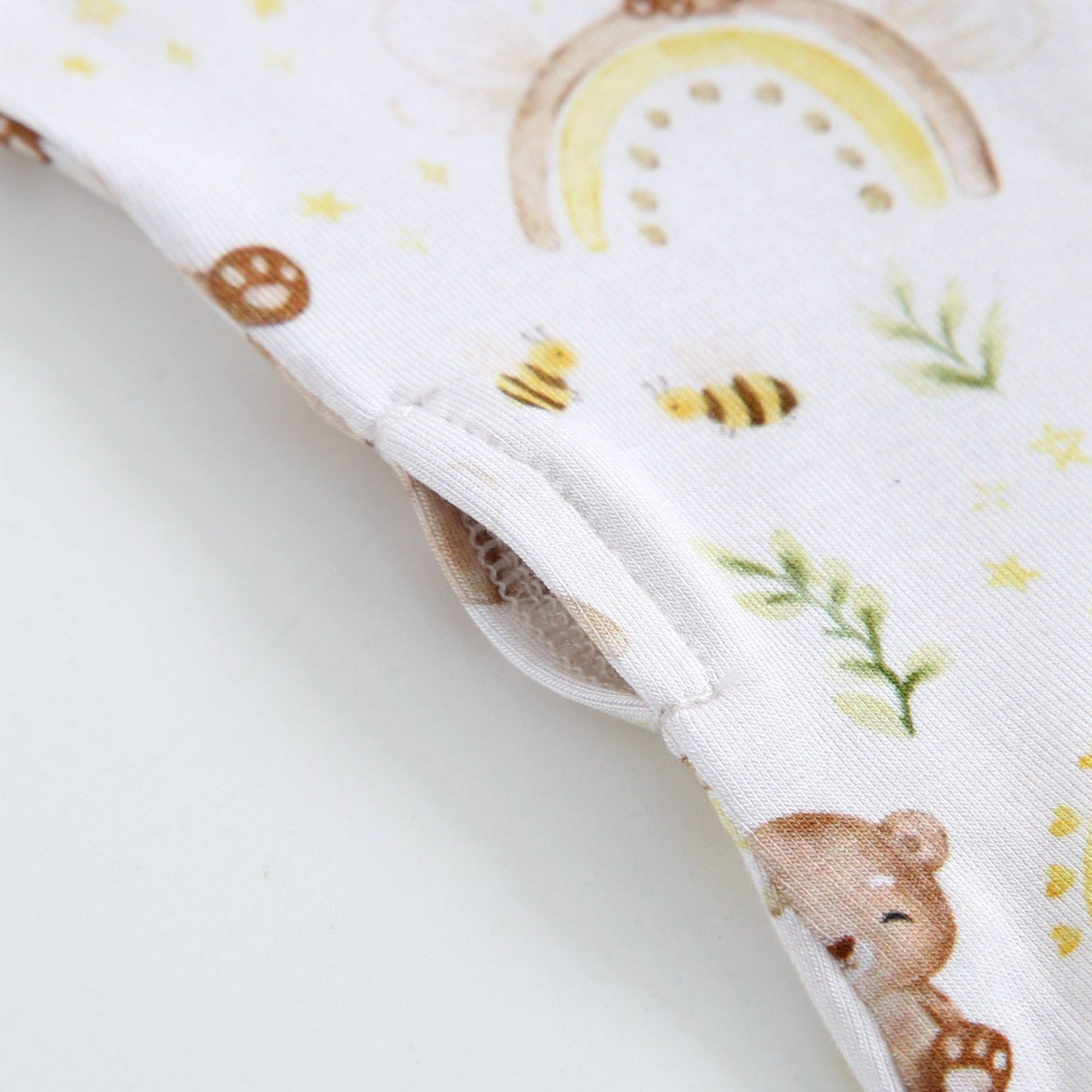 Sweet as Honey Zippered Baby Romper