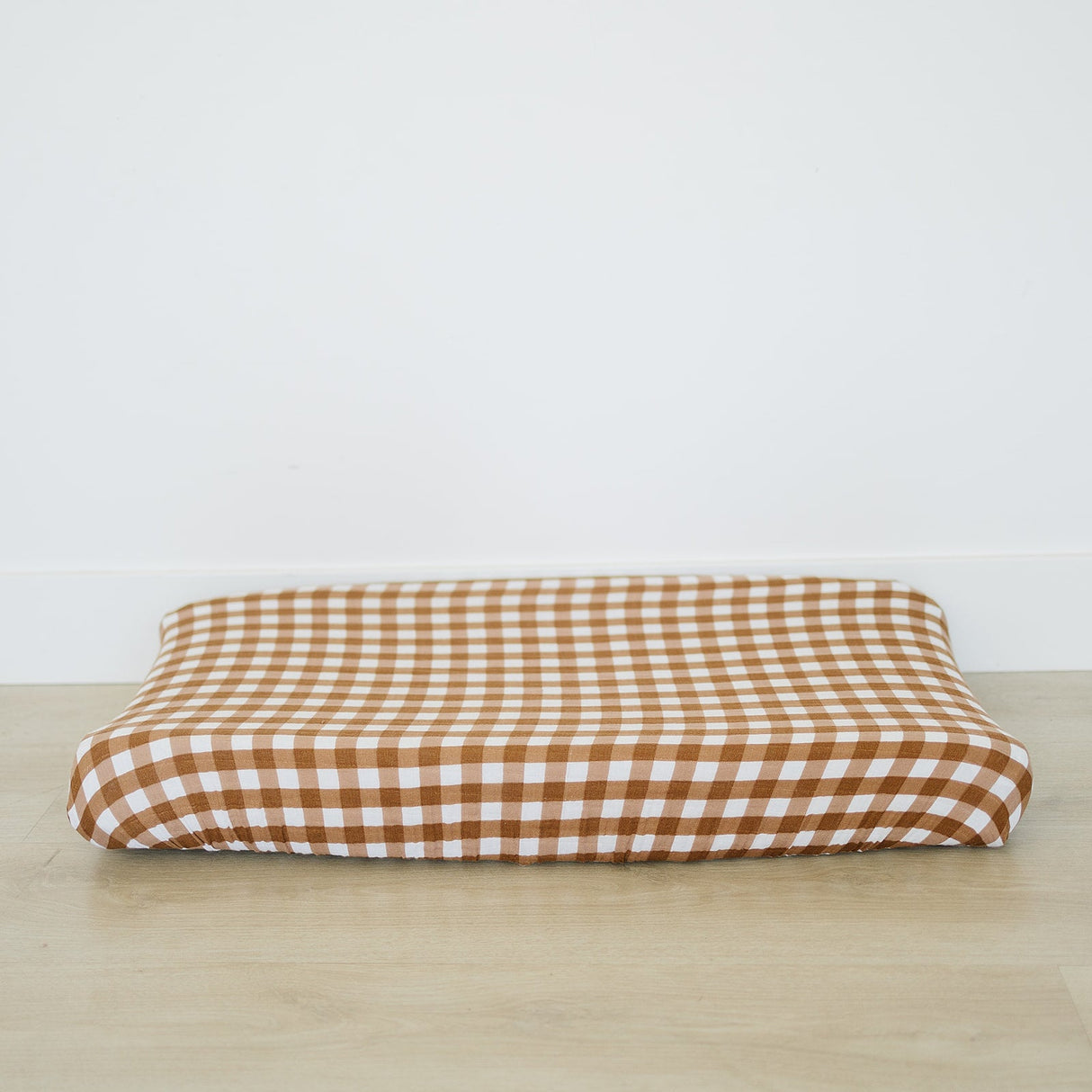 Gingham Muslin Changing Pad Cover - HoneyBug