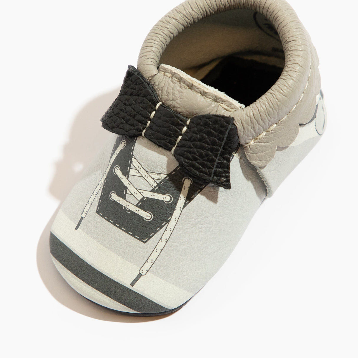 Ice Ice Baby Bow Baby Shoe - HoneyBug