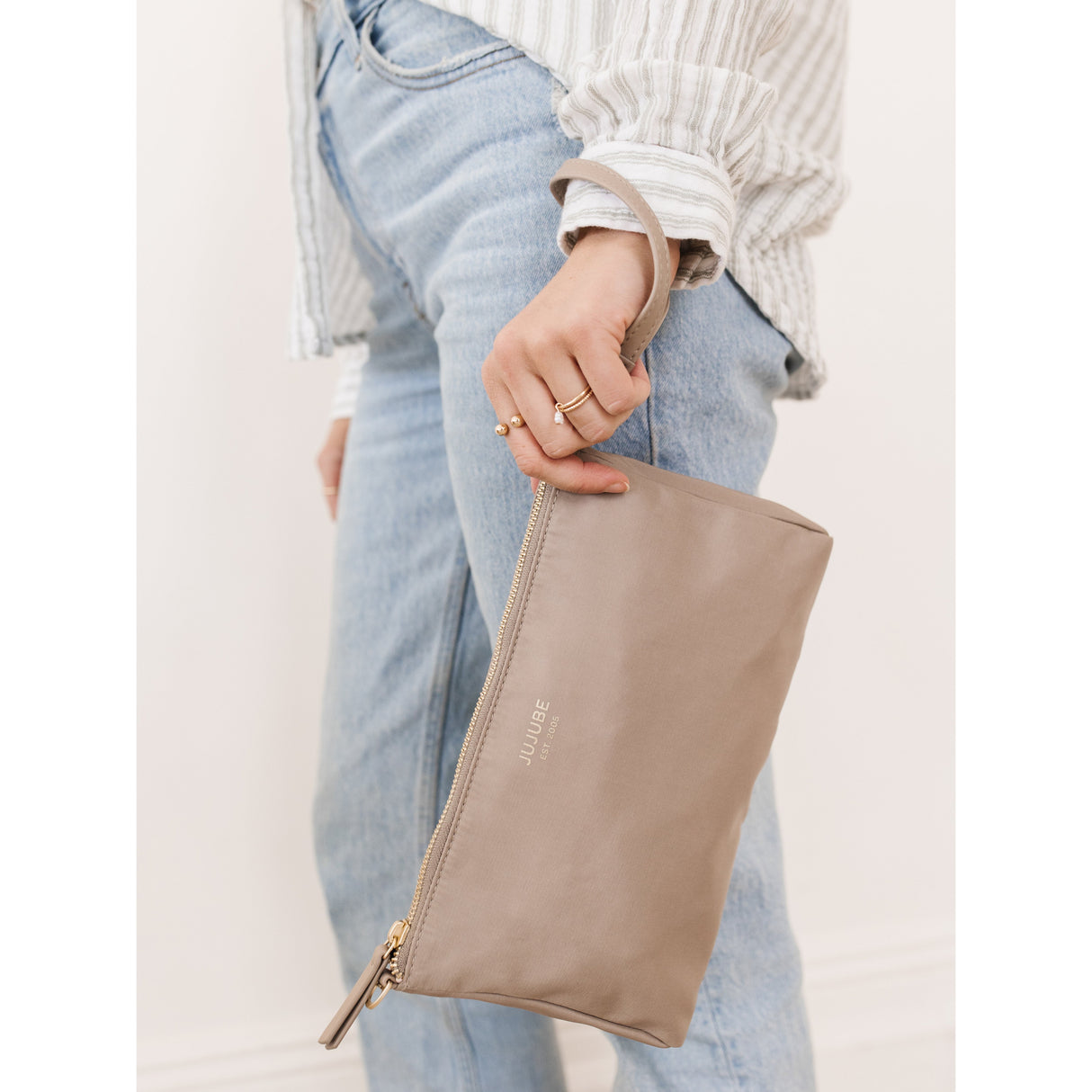 3-piece Pouch Set Taupe - HoneyBug
