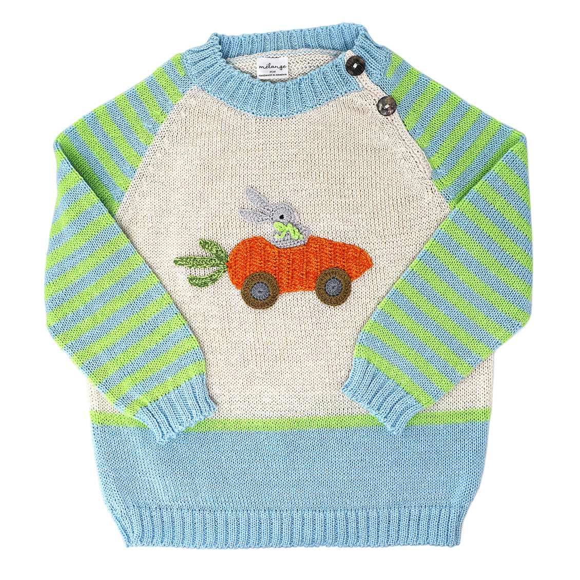 Carrot Car Easter Sweater