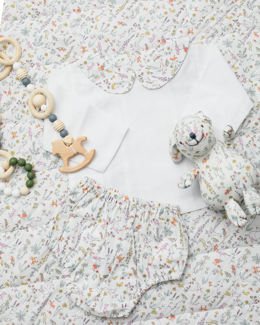 Gift set | Double Button Blouse and Liberty 'Theo' bloomer - HoneyBug