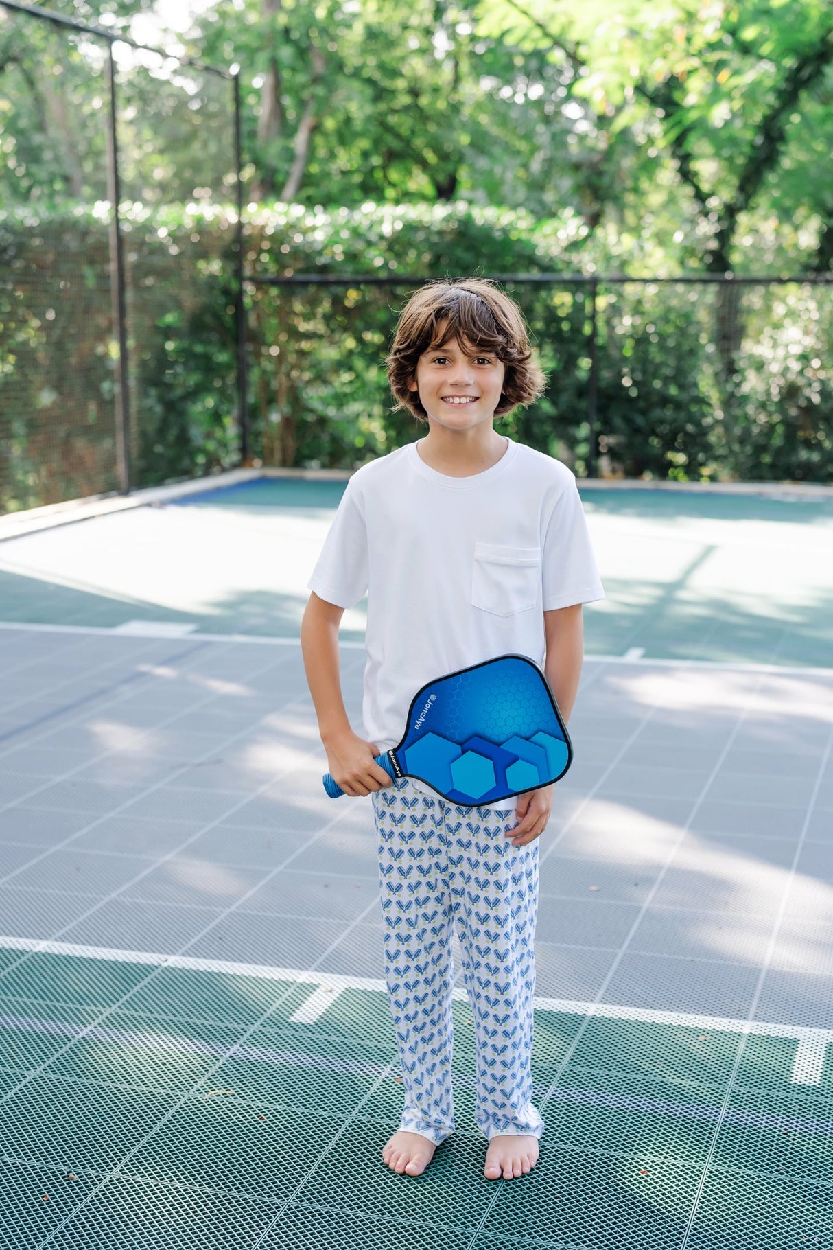Beckett Boys' Hangout Pant - Pickleball Blue - HoneyBug