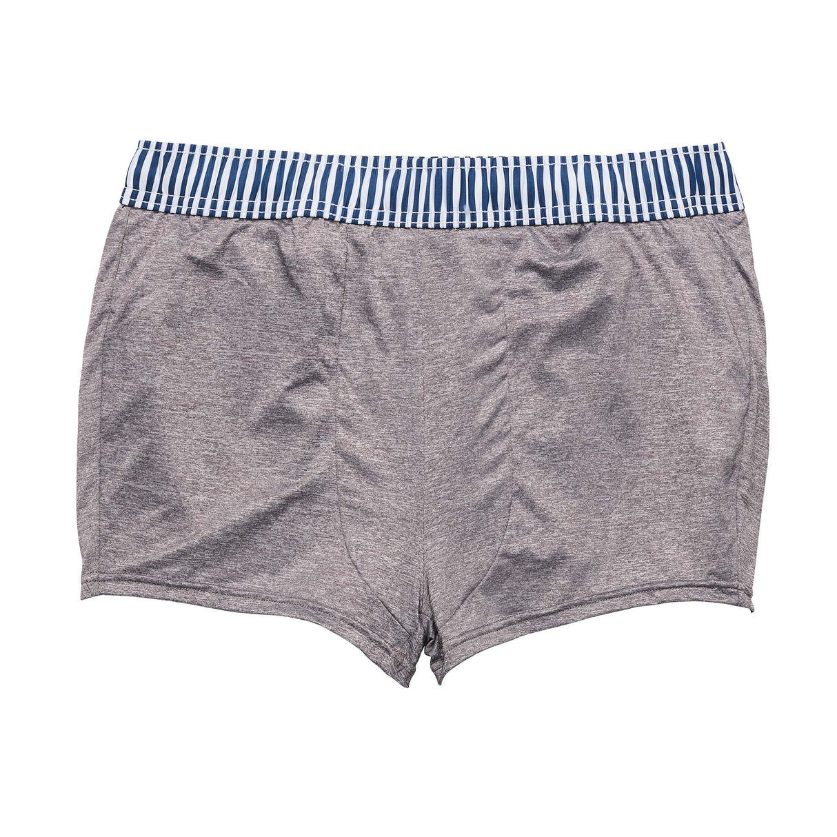 Mens Denim Stripe Comfort Lined Swim Short - HoneyBug