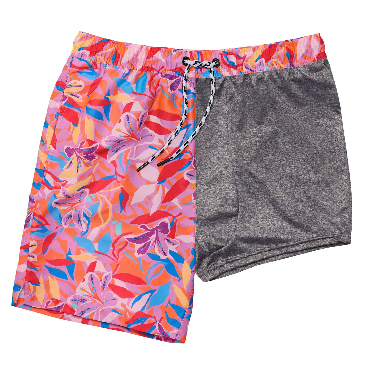 Mens Blooming Sunset Sustainable Swim Short - HoneyBug