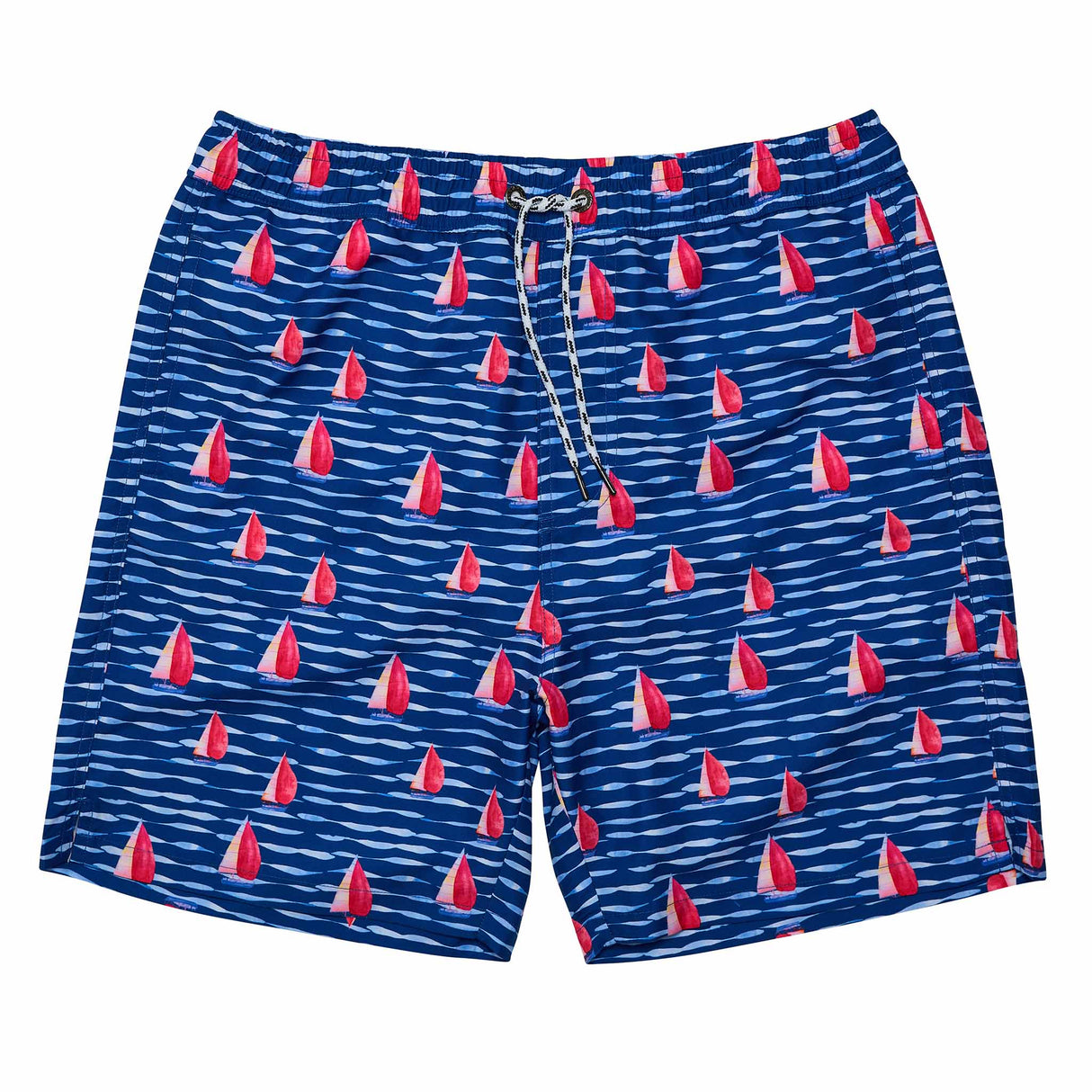 Mens Sailboat Rock Swim Short - HoneyBug