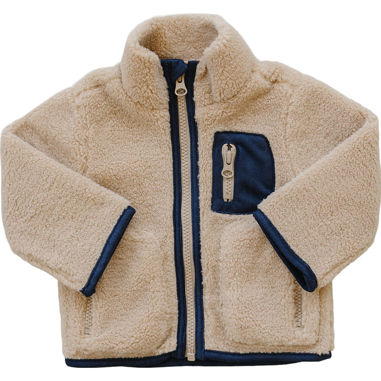Sherpa Zip-Up Jacket - HoneyBug