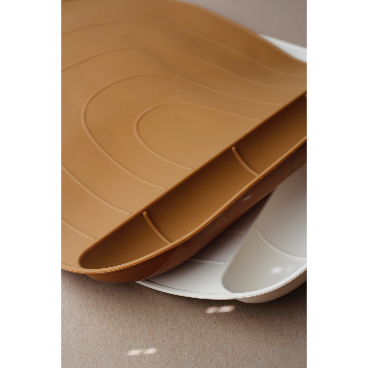 Rainbow Silicone Mat - Pale Mauve - HoneyBug