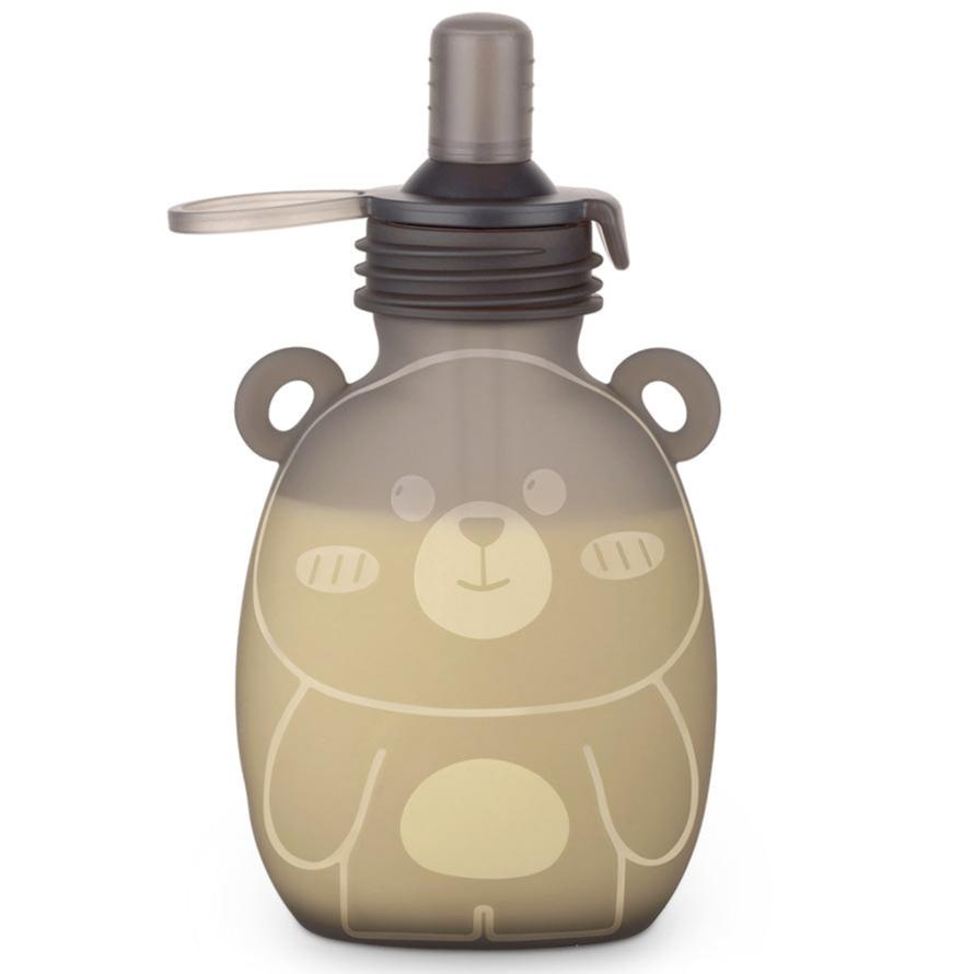 Haakaa Happii Bear Silicone Goody Pouch 6 oz - HoneyBug