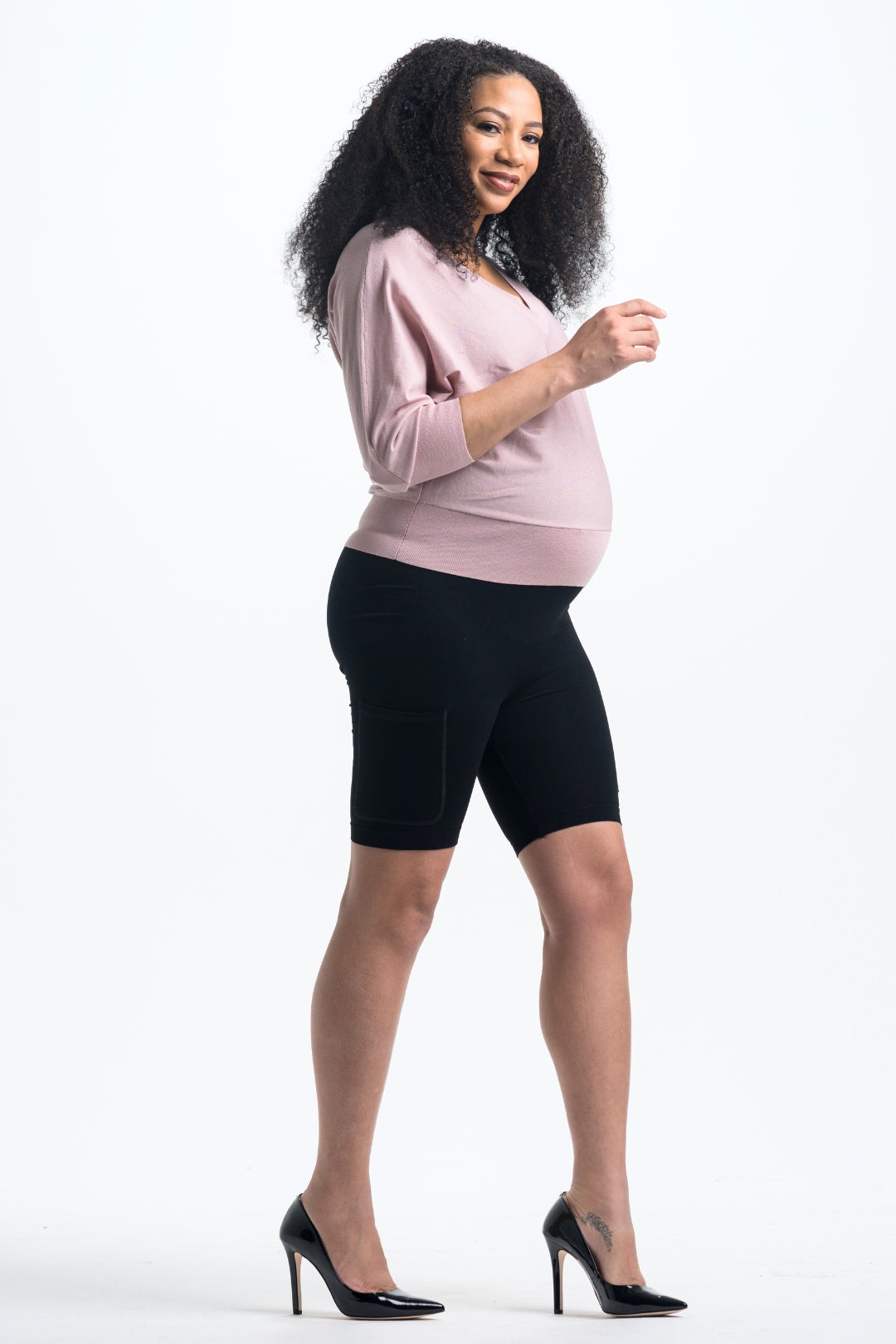 Mom's Night Out Maternity Girl Shorts - HoneyBug