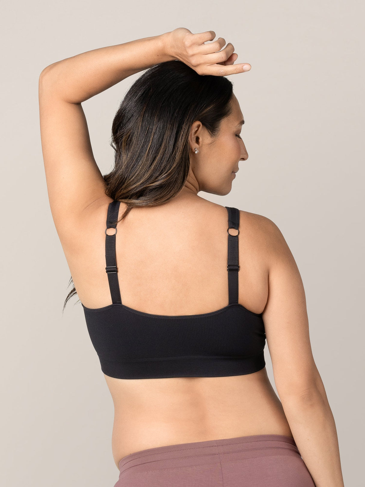 Mia Maternity & Nursing Lounge Bra | Black - HoneyBug