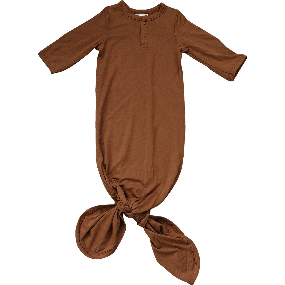 Rust Bamboo Knot Gown - HoneyBug
