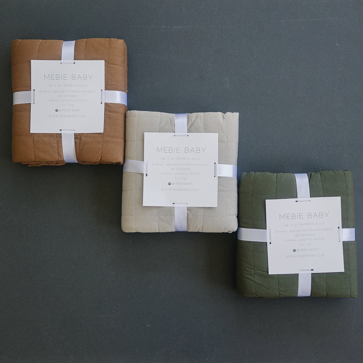 Oatmeal Bamboo Quilt - HoneyBug