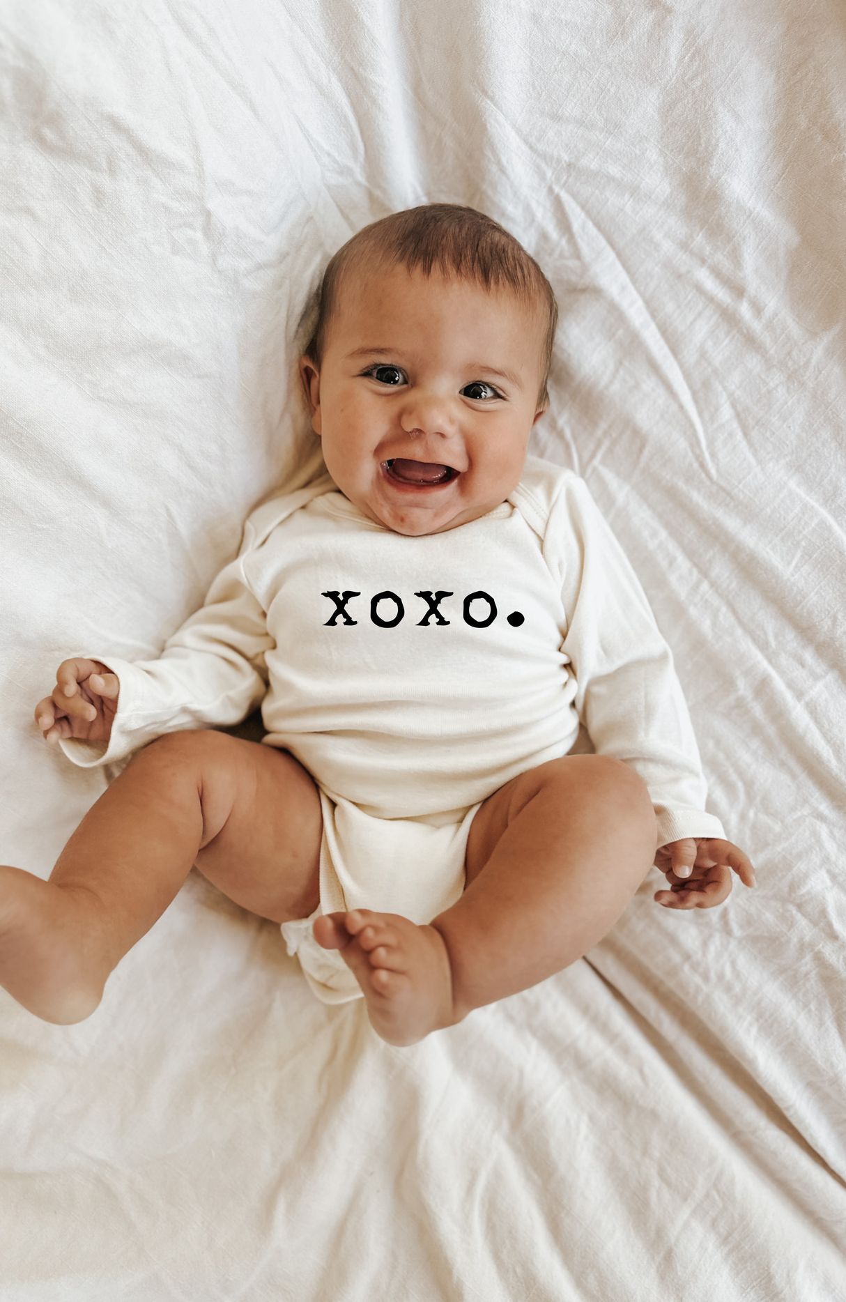 Xoxo. Organic Baby Bodysuit Long Sleeve