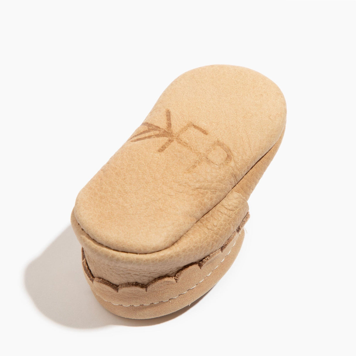 Newborn Weathered Brown Mary Jane Baby Shoe - HoneyBug