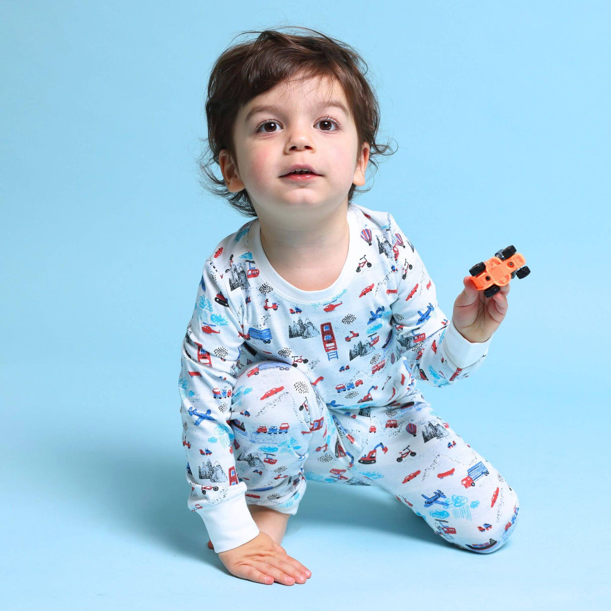 Organic Kids Pajamas - Transportation