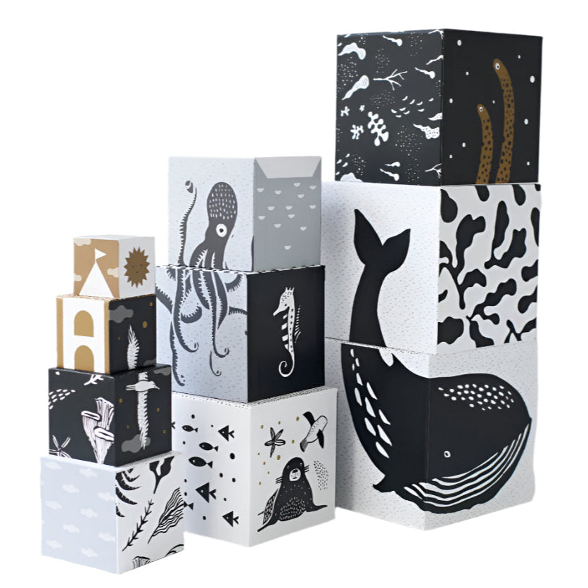 Nesting Blocks - Ocean Animals - HoneyBug
