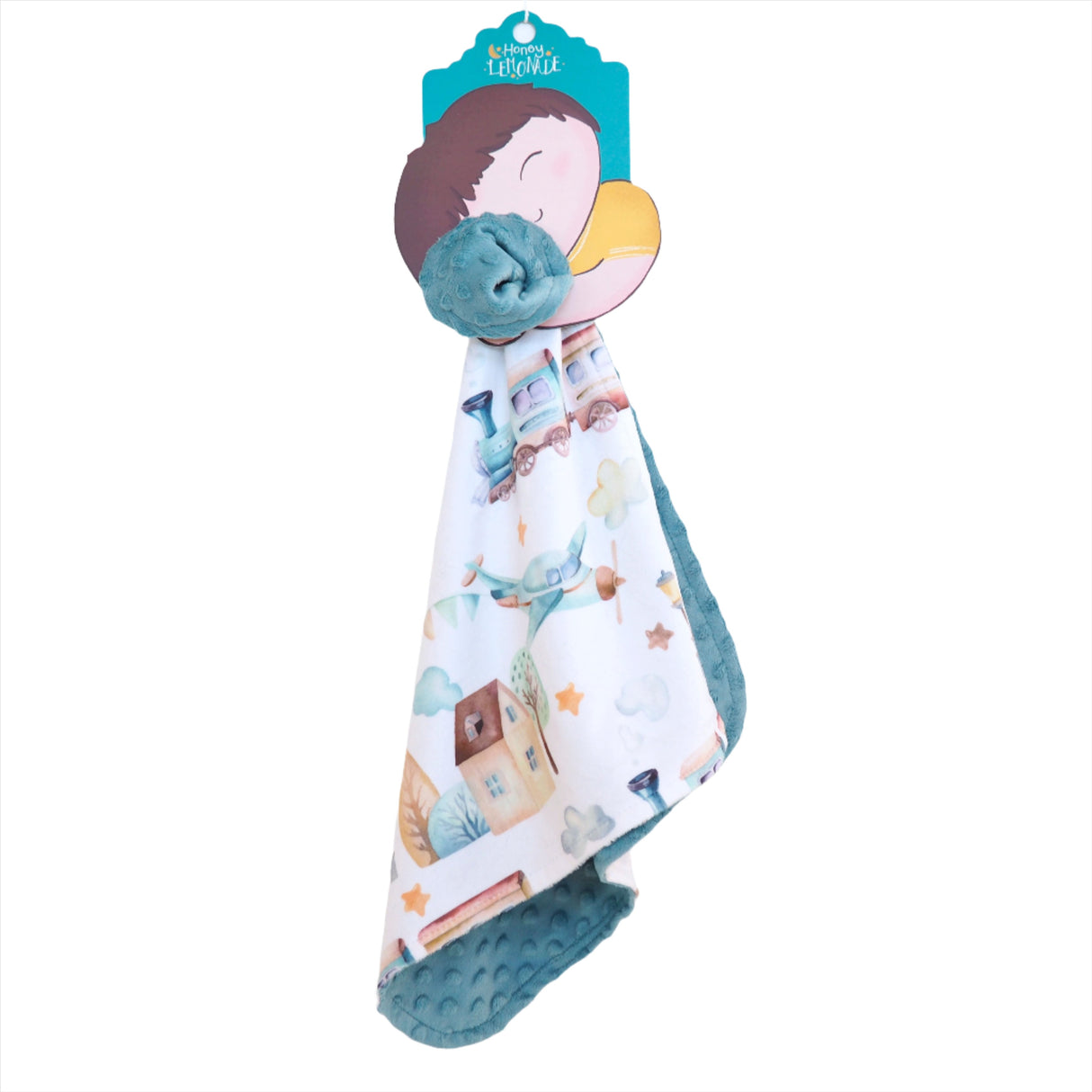 Mini Minky - Airplane & Train - HoneyBug