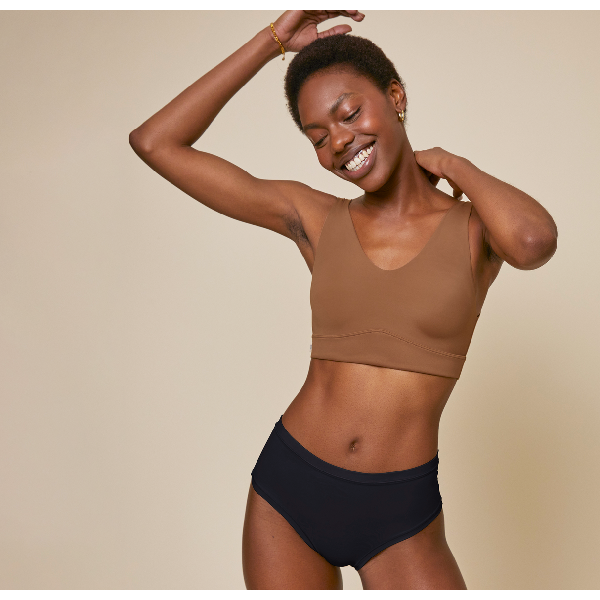 Bliss Bralette - Brown - HoneyBug