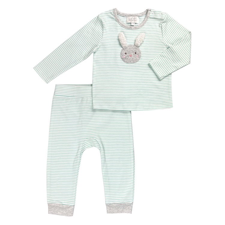 Bunny Long Toweling Playset - HoneyBug