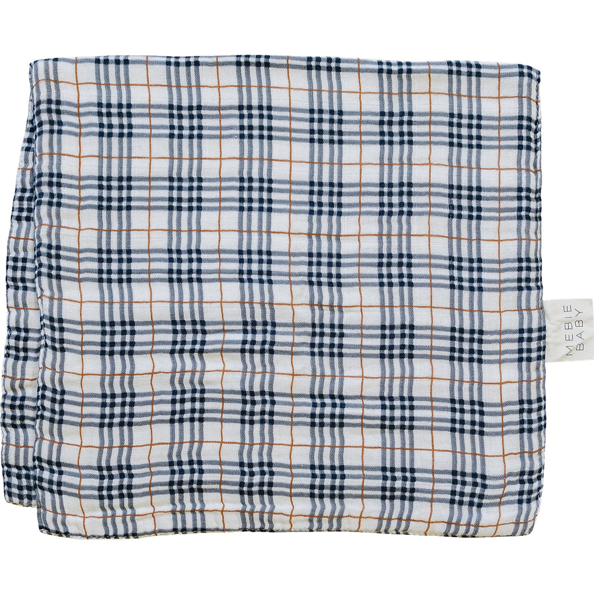 Vintage Plaid Muslin Burp Cloth - HoneyBug