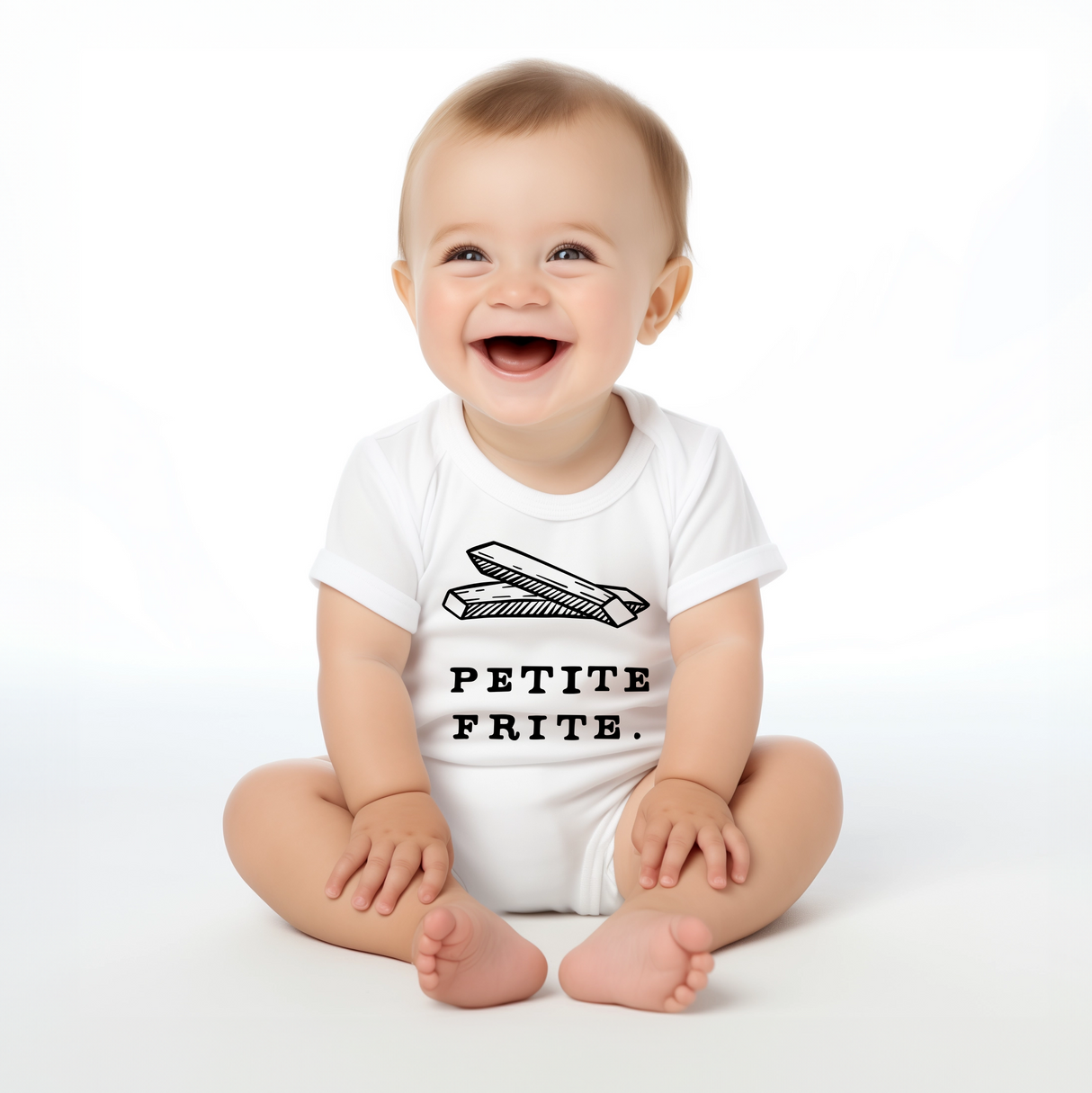 Petite Frite Baby Bodysuit - HoneyBug
