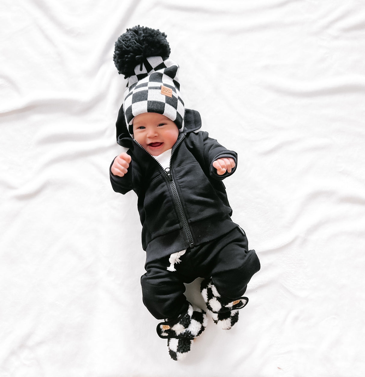 JOGGERS- Midnight Bamboo French Terry - HoneyBug