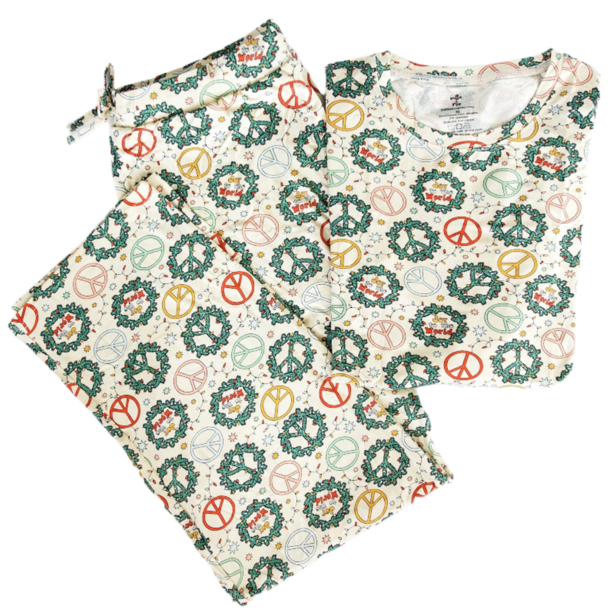 MEN'S PAJAMA SET- Christmas Peace - HoneyBug