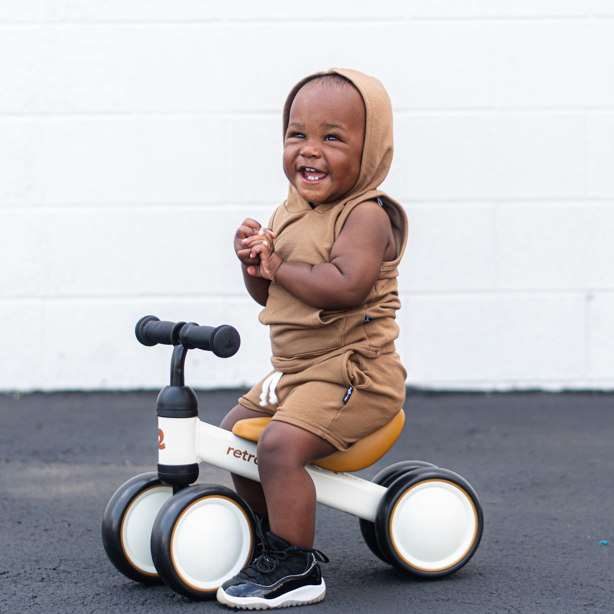 BAMBOO HOODIE TANK- Mocha - HoneyBug
