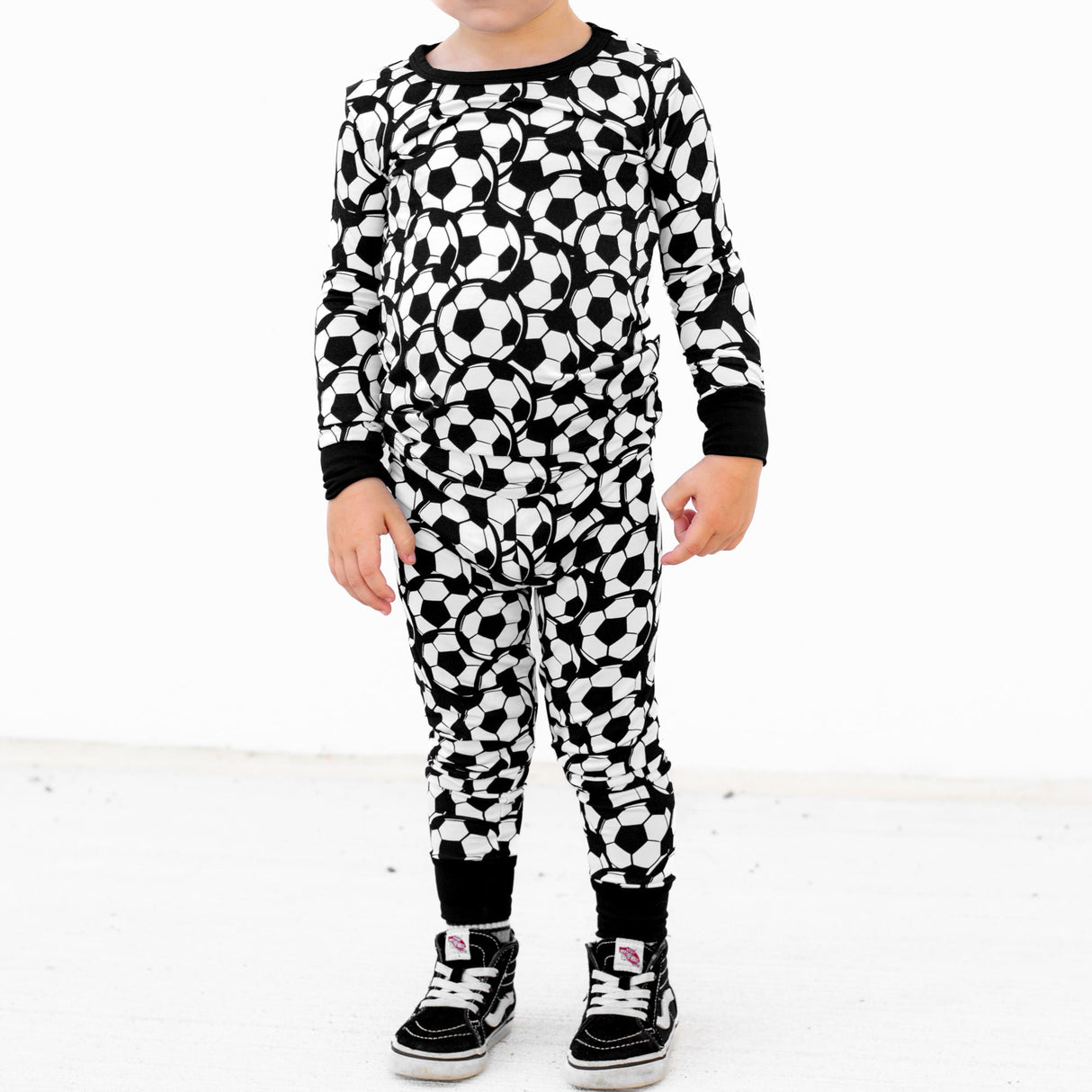 LONG SLEEVE 2 PIECE SETS- Soccer - HoneyBug