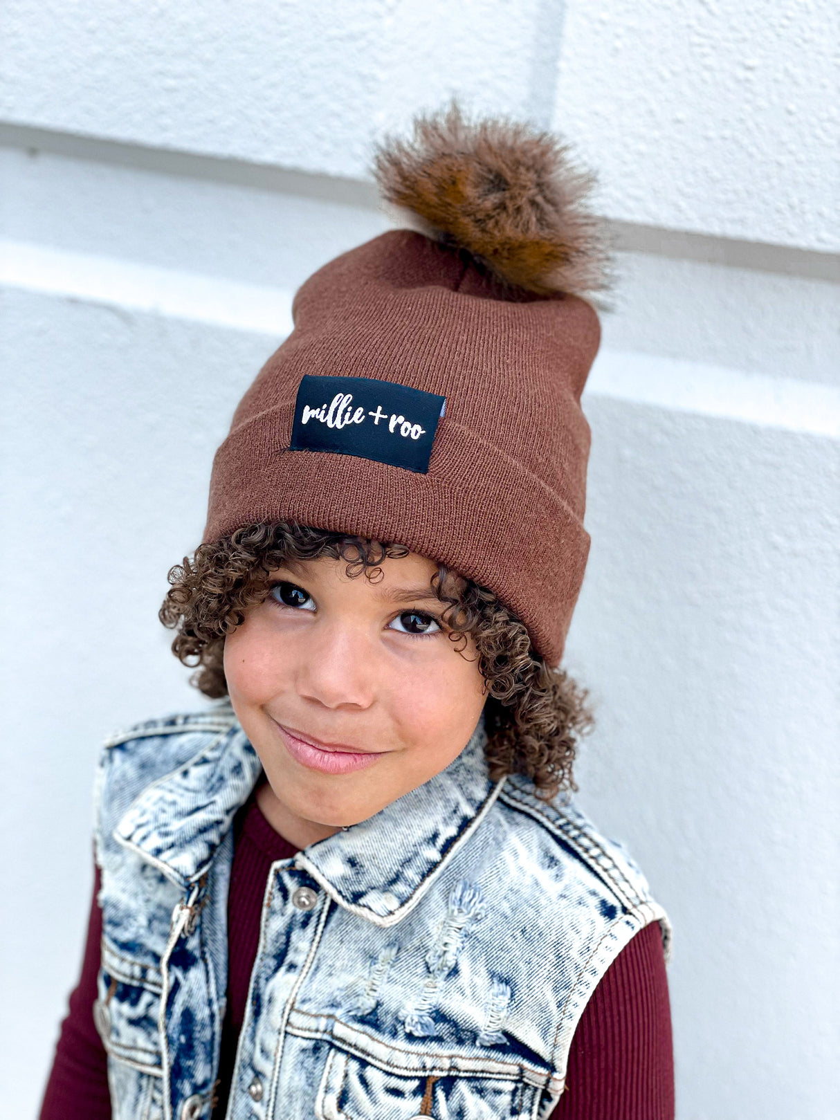 BAMBOO CUFF BEANIE- Sienna - HoneyBug