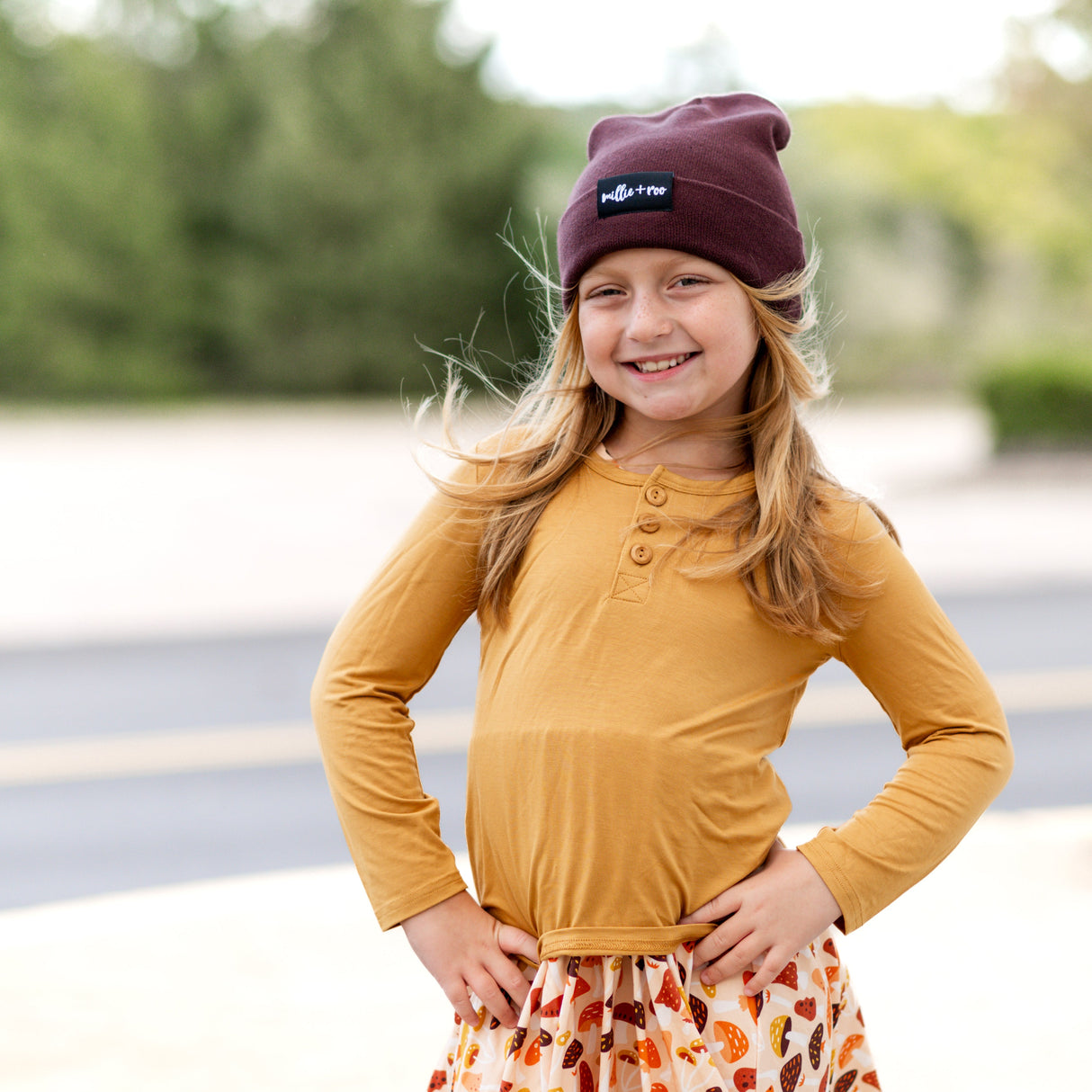 HENLEY LONG SLEEVE- Honey Mustard - HoneyBug
