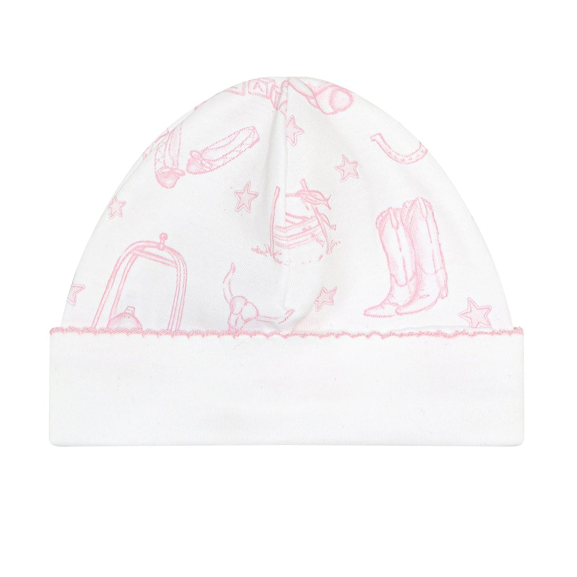 Pink Lone Star Toile Hat