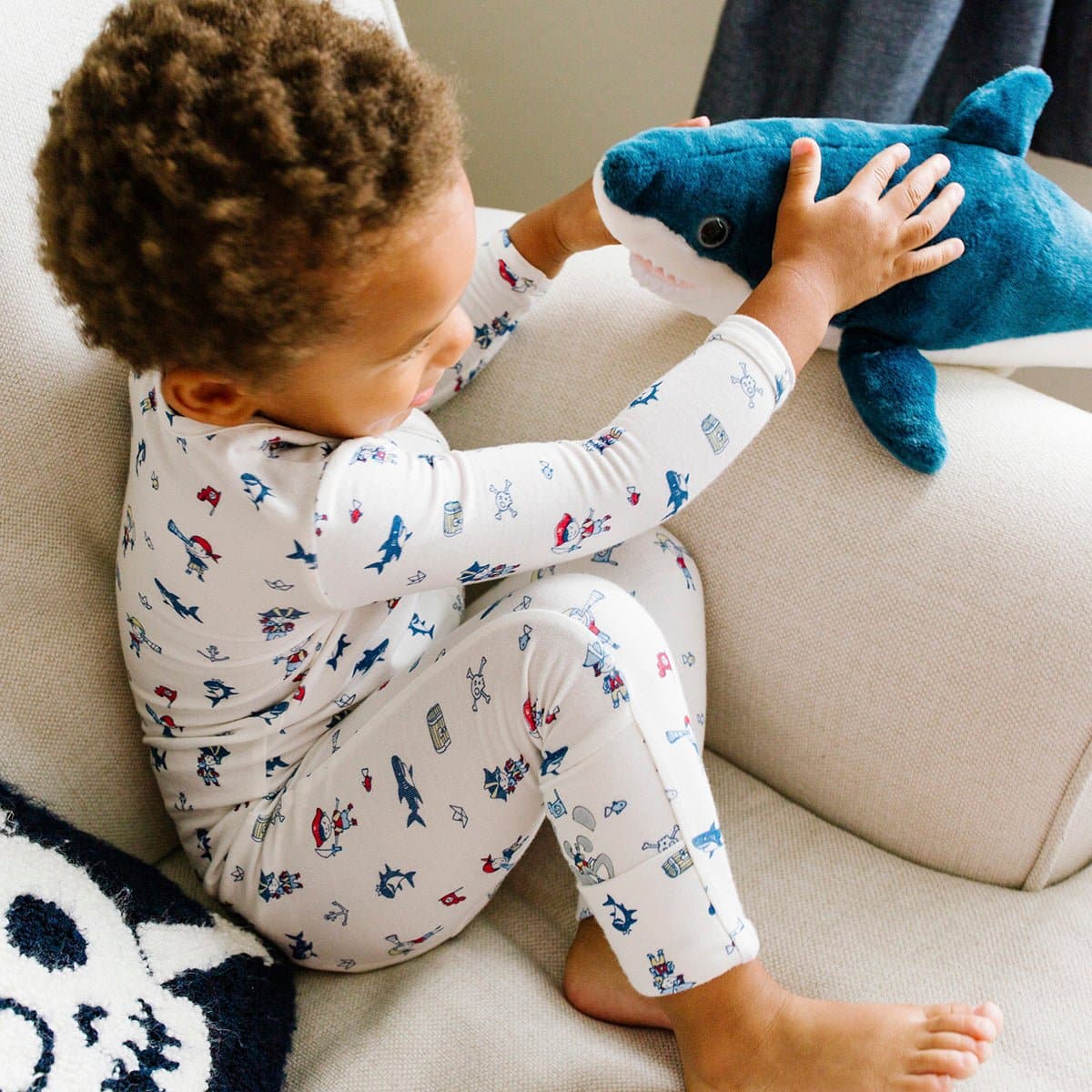 Pirate Bamboo Convertible Footie - HoneyBug