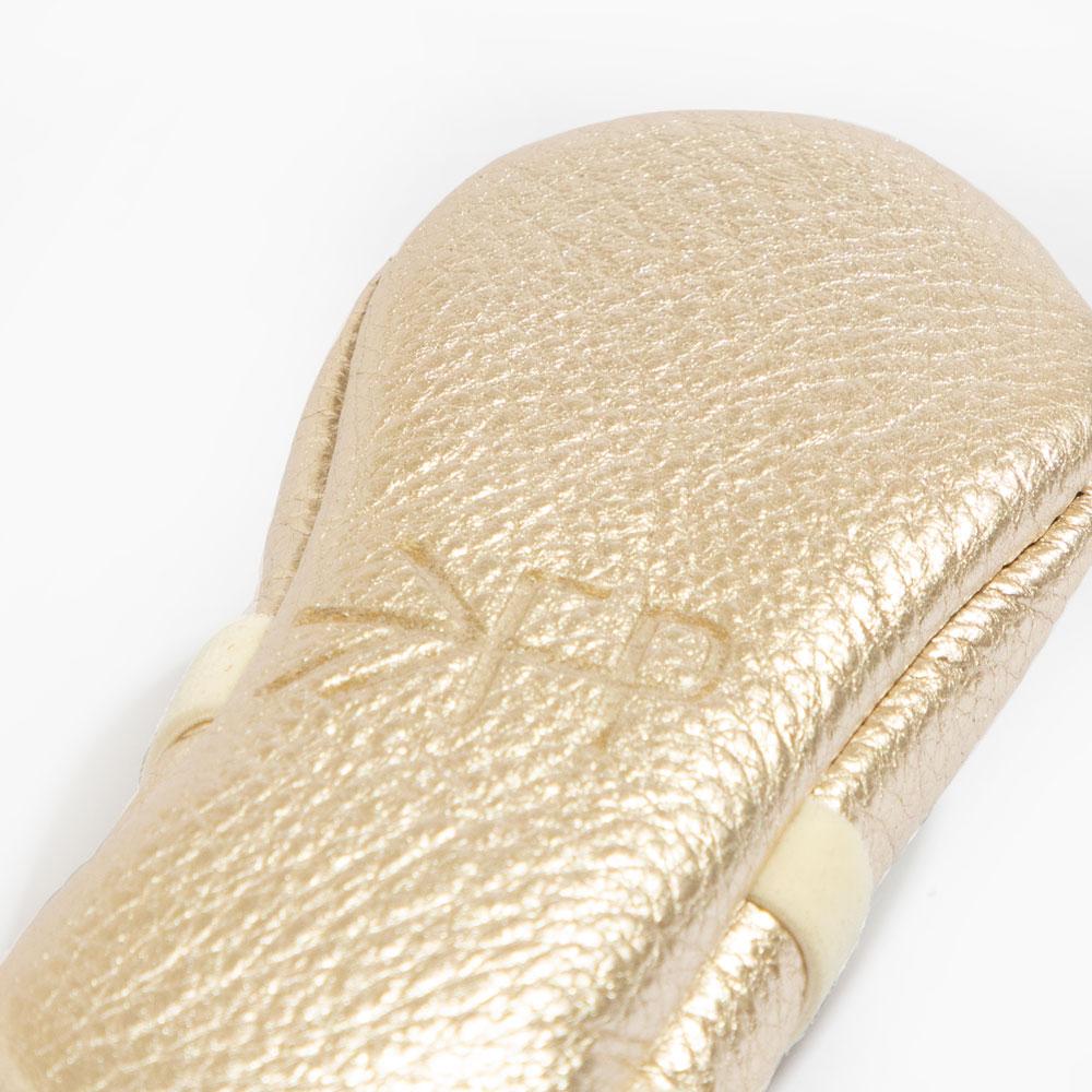 Platinum Ballet Slipper Baby Shoe - HoneyBug