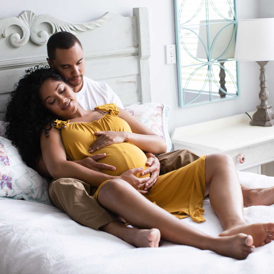 Ruffle Strap Labor & Delivery Gown | Honey - HoneyBug