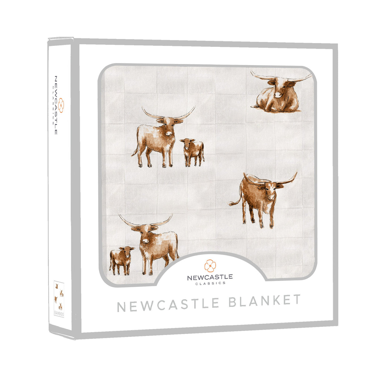 Longhorn Bamboo Newcastle Blanket