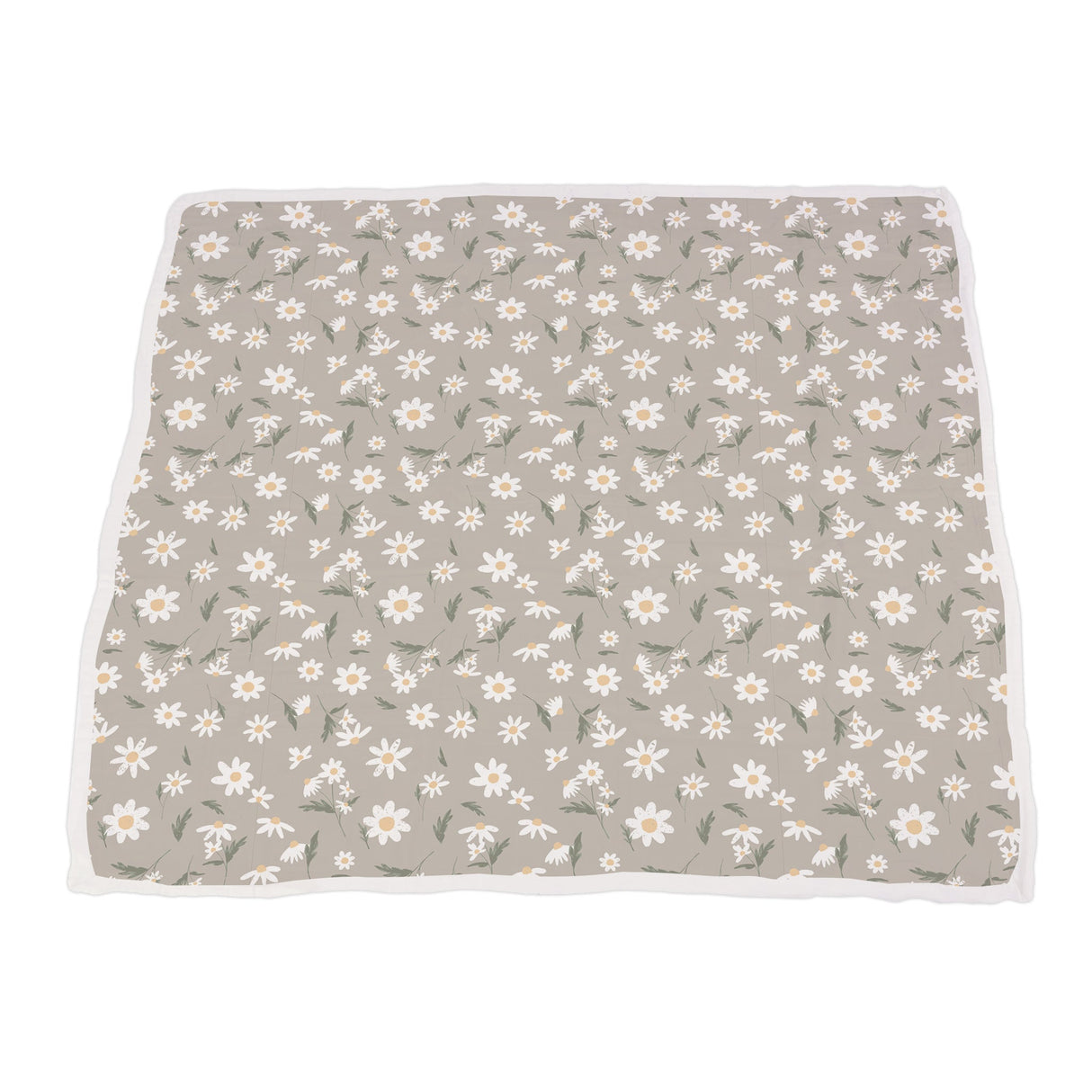 White Daisy Bamboo Newcastle Blanket